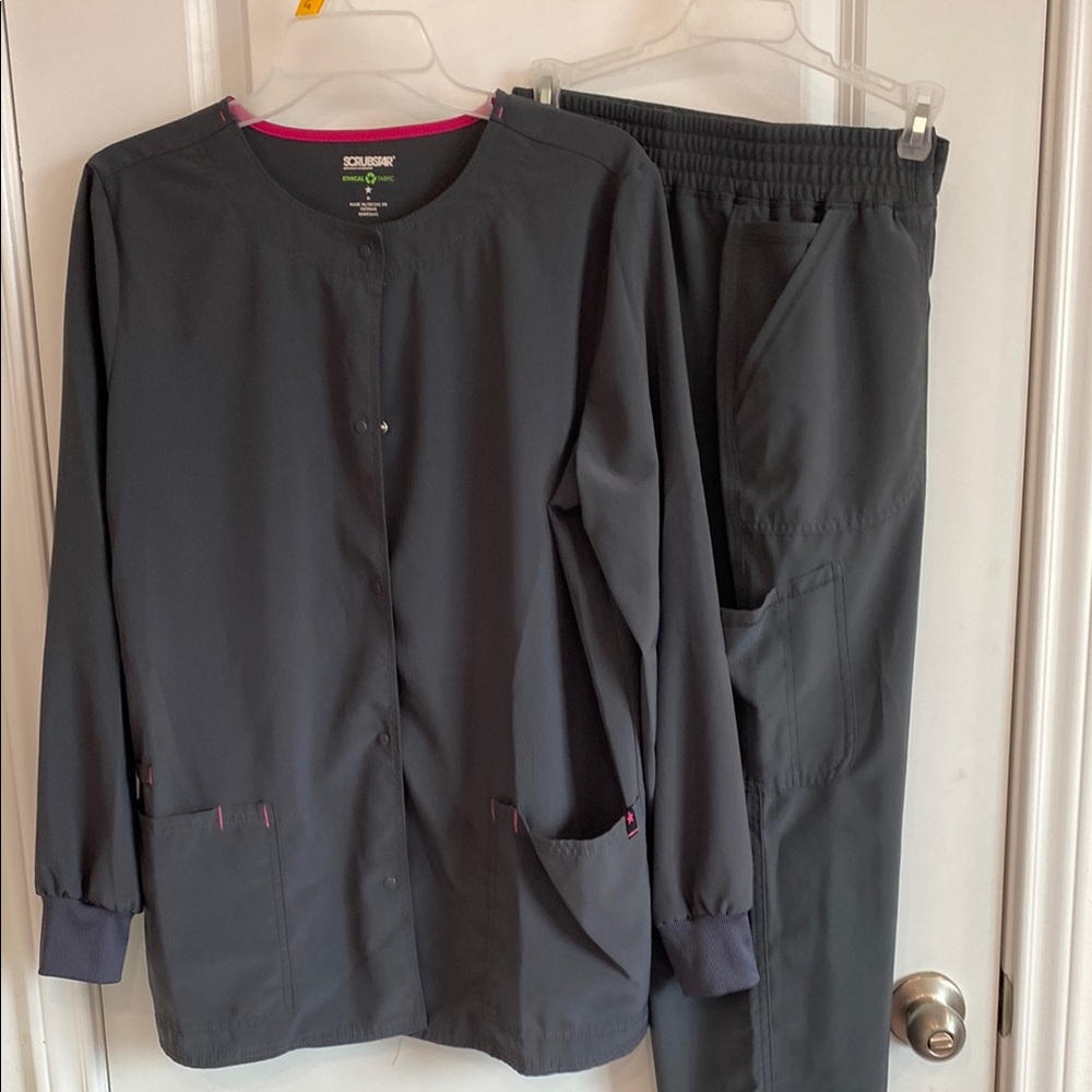Gray Scrub Set